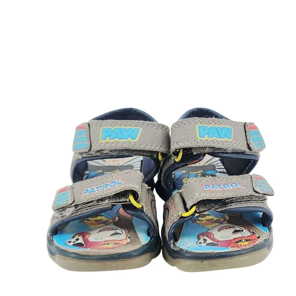 Paw Patrol‎ Toddler Boys Chase Marshall Sport Sandals Blue Grey Size 7
